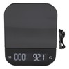 5kg/0.1g Coffee Scale 1200mAh Rechargeable Digital Coffee Scale 11lb Portable