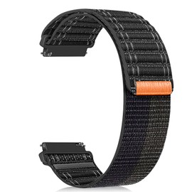 ZoRoll Nylon Band, 0.9 inch (22 mm) / 0.8 inch (22 mm), Compatible with Sports Strap, 0.8 inch (22 mm), 0.8 inch (20 mm), Soft, Breathable, Comfortable, Replacement Belt, Sports Strap, Velcro Design