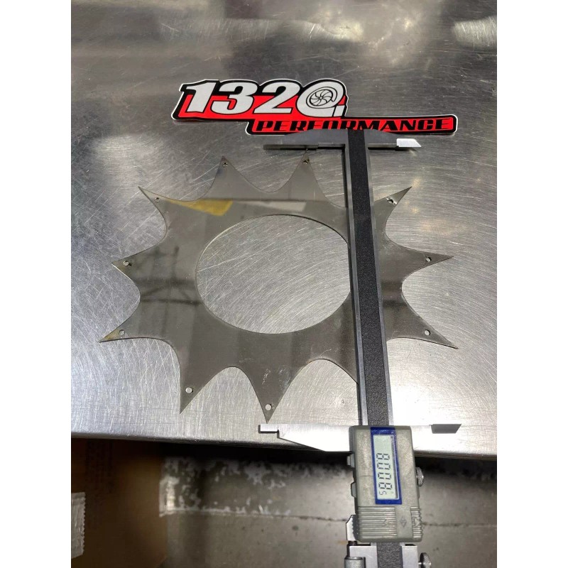 All Out Fab hood exit pipe heat shield - 304