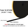 Trisiki Weather Stripping Door Seal 1/4 inch Wide x 1/8