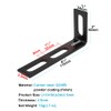OTTFF 10 Pack 4-1/4" x 2" x 7/8" Black Slightly