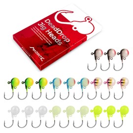 MadBite Dead Drop Jig Heads with dual attachment points 5/16oz (21 per pack)
