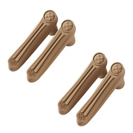 MIKMAYTOO Door Handle Cover, 2 PCS Anti-Collision Anti Static Electricity Door Handle Silicone Protective Cover for Children protectoin (Brown-4PCS)