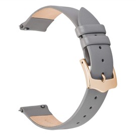 EACHE Quick Release Leather Bracelets for Men & Women, Thin Leather Straps for Women Watches with 12mm, 14mm, 16mm, 18mm, 20mm Wrench Width, More Colours to Choose From, Leather