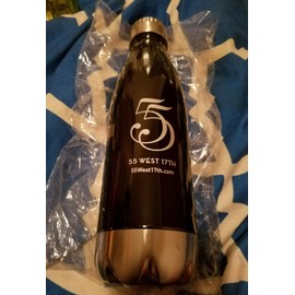 Unbranded Black and Silver Insulated Water Bottle