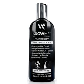 El Mejor Champú para el Crecimiento del Cabello sin Sulfatos, con Cafeína, Biotina, Aceite de Argán y más, Champú Bloqueador de DHT que Estimula el...