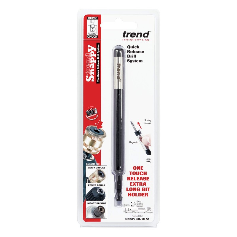 Trend SNAP/BH/OT/A 150mm Long 10.3mm Diameter One Touch Retention Magnetic