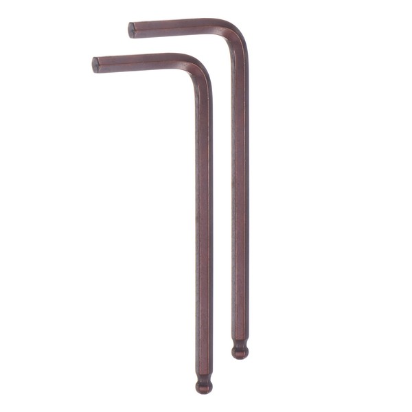 HARFINGTON 2pcs Ball End Hex Key Wrench 3mm S2 Steel