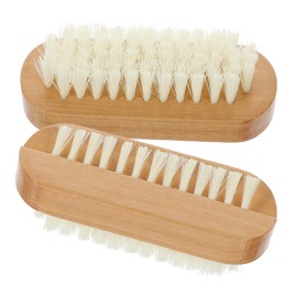 Baluue 2 Pack Fingernail Brush Nail Scrubber for Men Stiff Bristle Nail Brush for Cleaning Fingernails Manicure Dual-sided Design and Hand Cleaning
