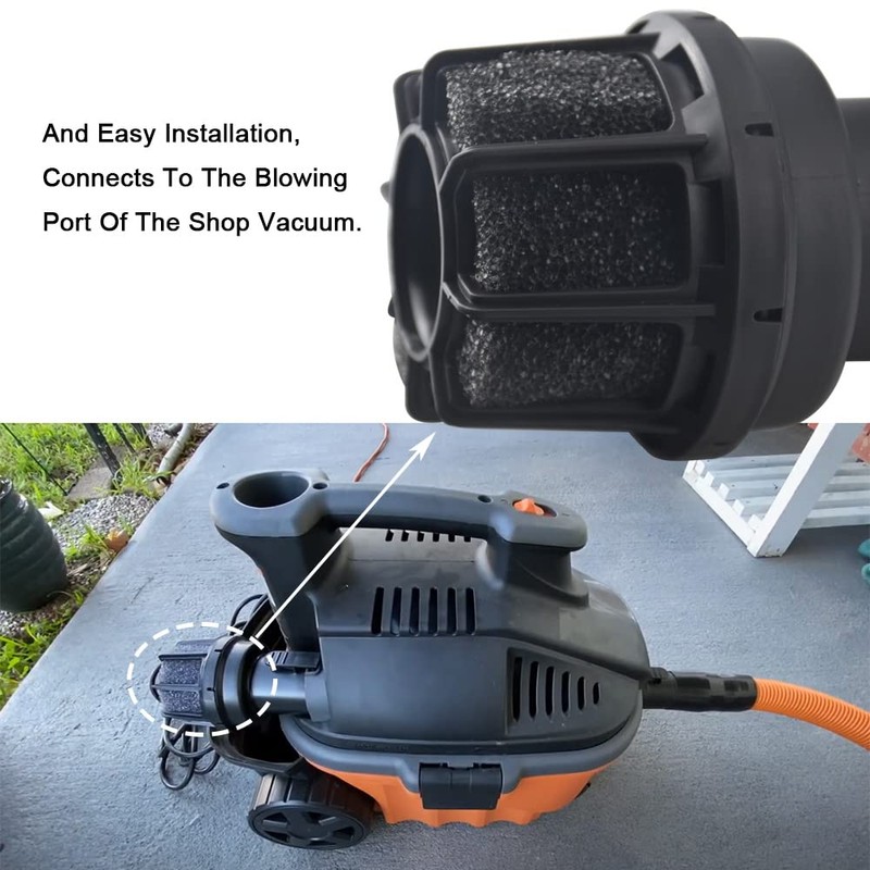 Muffler Diffuser Wet/Dry Vac Attachment (2-1/2 inch) CMXZVBE38660 Compatible with