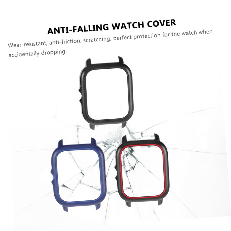 jojofuny 3pcs Protective Watch Case Compatible Lightweight Scratch Covers Pc