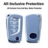 Yuebutor Key Fob Cover Case Compatible with Toyota Camry RAV4