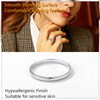Womens Pinky Ring Stackable Cute Simple Sliver Small Rings Size