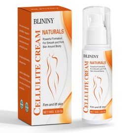 Cellulite Cream for Legs, Belly & Booty: Firming Cream Reduces Cellulite, Fades Stretch Marks, Lifts Sagging Skin, 3.53 Oz | Daily After Shower & Post-Workout, Ideal for Moms