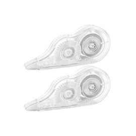 Correction Tape, Correction Supplies, Easy to Use, Portable, Stationery, Student Supplies, 0.2 x 26.2 ft (5 mm x 8 m) (Clear