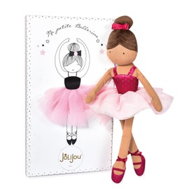 Jolijou - Ma Petite Ballerina - Rag Doll Dancer - Isadora - Gift Box - 35cm - Leotard Tutu Dance Knot Bow - Gift Idea for Birth Girl - JJ6036