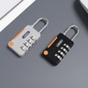 Mini Password Padlock 4 Digits Lock for Luggage Gym Cabinet,