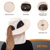 Ponytail Mosquito Head Net Hat - Wide Brim Sun Hats