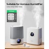Homvana 12 Pieces Humidifier Filter Pads Mineral Absorption Pad for