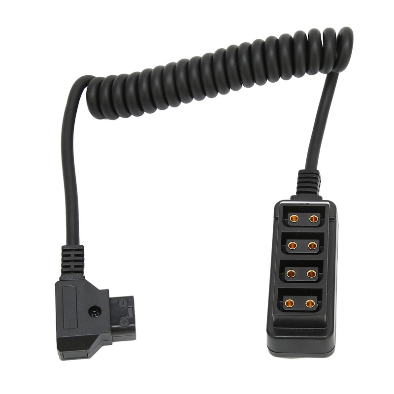 D Tap Male to 4 Port Dtap Female Splitter Power