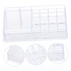 WOONEKY Plastic Makeup Box Desk Organizer Cosmetic Storage Drawer Organiser