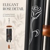 Wind Chimes for Outside, 35 Inch Aluminum Rose Memorial Chime