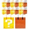 TINYMILLS Super Bros Party Favor Treat Bags with Handles -