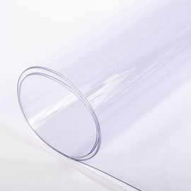 Farm Plastic Supply - Clear Vinyl Sheeting - 15 Mil - (4'6" x 35') - Vinyl Plastic Sheeting, Clear Vinyl Sheet for Storm Windows, Covering, Protection, Tablecloth Protector