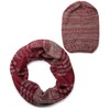 styleBREAKER scarf and hat combo set, colorful chunky knit tube