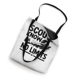 Scouts Know No Limits Camping Scouting Scout Tote Bag