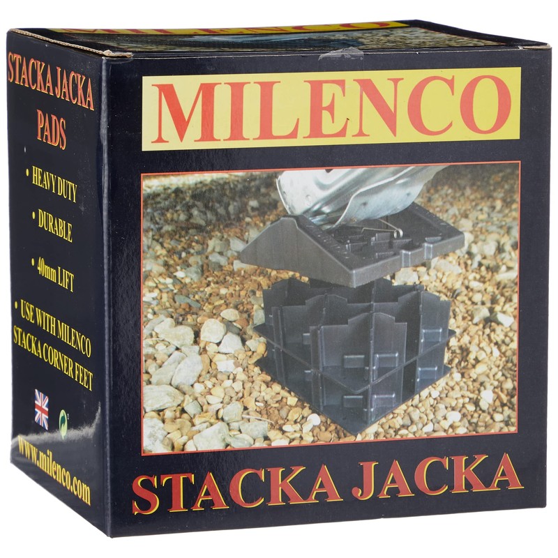 Milenco 3780 level building blocks for backing plate, set of