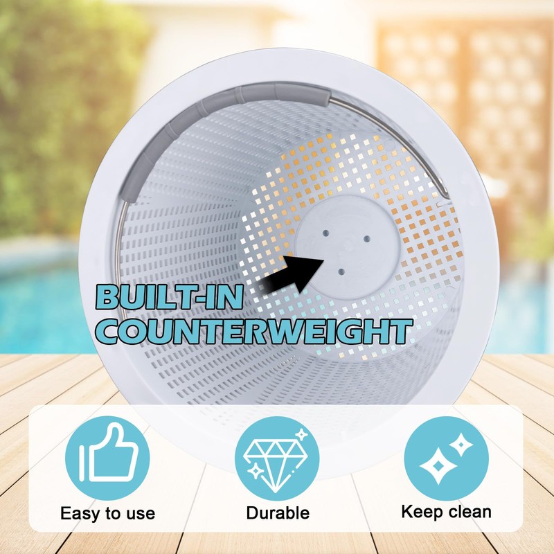 8 Inch Pool Skimmer Basket Compatible with Pentair 85014500 and