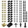 Fsaklaskdy 100 Pcs Karosserieschrauben, Blechmutter Schraube Mutter Clip Kit, Schraube