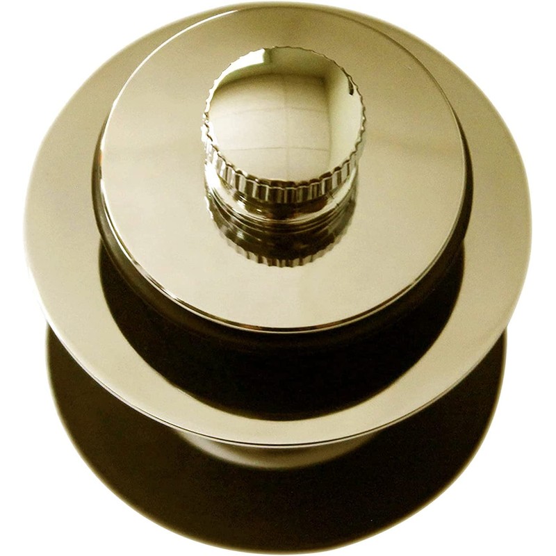 Westbrass Twist & Close Tub Trim Set with One-Hole Overflow