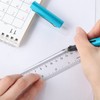 Pack of 6 15 cm Plastic Ruler, Transparent Ruler with