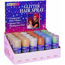 Rubie's Costume 18023 Co Glitter Hairspray, Gold, One Size
