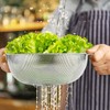HaWare Colander Stainless Steel, 5-Quart Large Colanders with Handle &