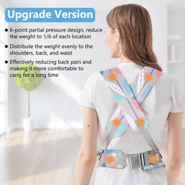 IULONEE Upgrade Baby Carrier Newborn Baby Carrier with Lumbar Support Ergonomic Infant Carrier Wrap Convertible Front and Back Backpack Toddler Carry for Babies 3-36 Months Blue