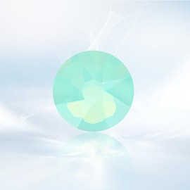 Novani Green Opal Rhinestones 1440pcs Flat Back Round Rhinestone Style 2088 Sparkly Crystal Gemstones for Nail Art and Crafting SS16,3.8-4.0mm