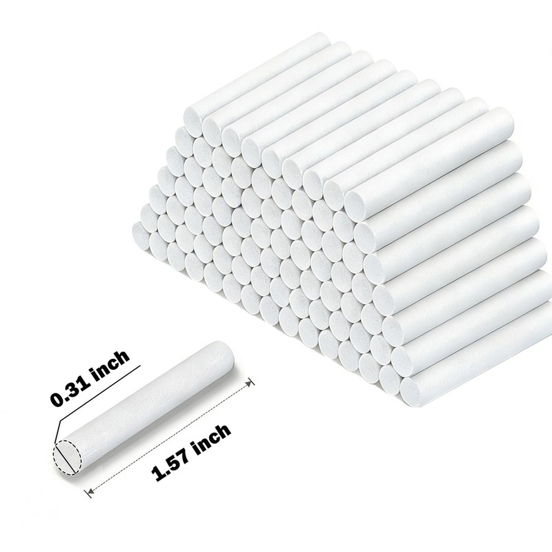 ZIOJOVK 110Pcs Essential Oil Inhaler Replacement Wicks Kit