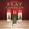 Flatyz - Twin Wick Flat Candle - Christmas Balls,