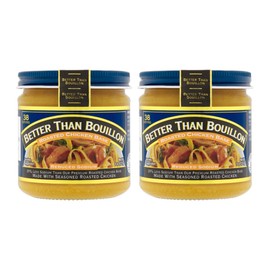 Better Than Bouillon Reduced Sodium Roasted Chicken Base, Made with Seasoned Roasted Chicken & Less Sodium, 38 Servings Per Jar 8 Ounce (Pack of 2)