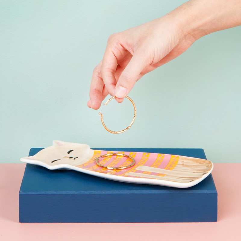 Jubilee Feline Fine Cat Shaped Dish