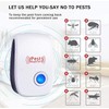 6 Pack Ultrasonic Pest Repeller Plug in Mosquito Repellent Plug