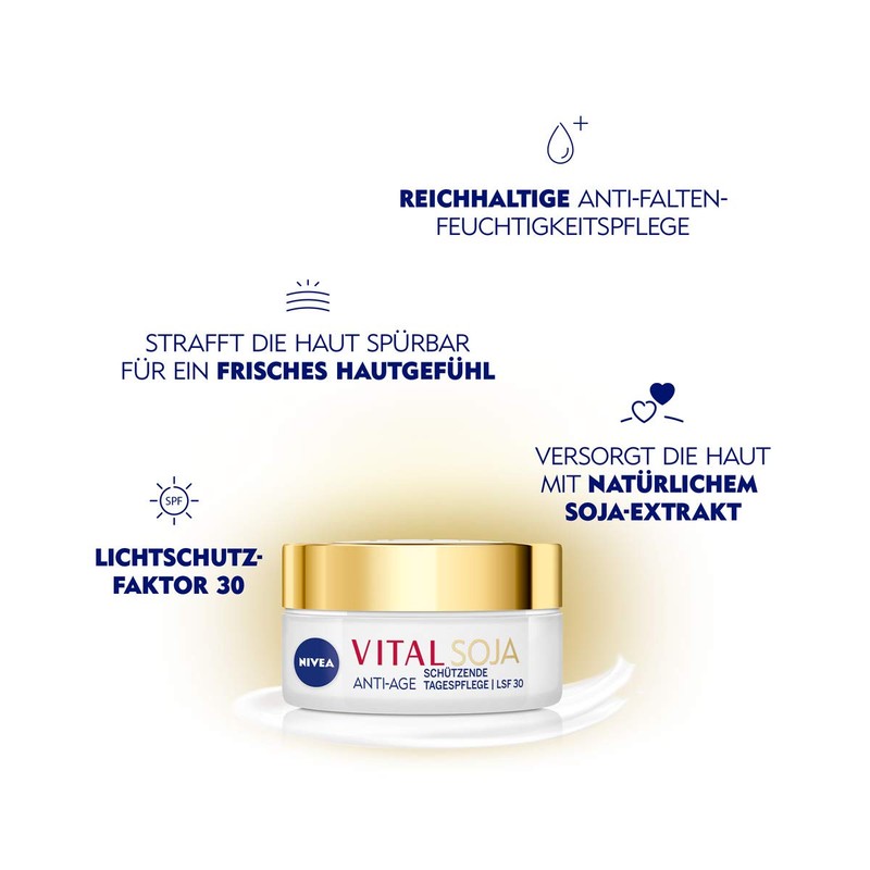 NIVEA Vital Soy Protective Day Cream SPF 30 (50 ml),