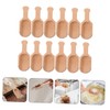 SHOWERORO 12Pcs Mini Wooden Spoons for Kitchen Seasoning Milk Powder