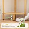 Atoping 3 Tier Bamboo Corner Shelf, Storage Stand with Adjustable