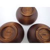 Meiboku Bowl Terra Sakura, Chestnut, Walnut, Set of 3