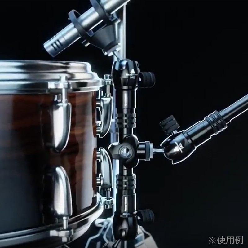 TRIAD-ORBIT （トライアッドオービット） M2 【ボールスイベル機構により360°× 190°に角度調整可能 ハンドマイクに最適 】 IO Quick-Change Couplerにより