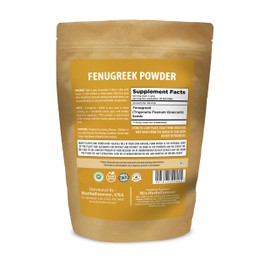 HerbsForever Fenugreek Powder(Seeds)-(Trigonella Foenum-Graecum)Supports Joint & Inflammation,Hormonal Balance,Digestion & Metabolism| Wild Harvested -Non GMO, Vegan- 2X Potency | Ultra Clean |NO Sand & Mud| Steam Sterilized|230g(1/2 Lb)
